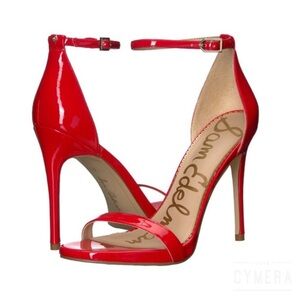 Women's Sam Edelman RedAnkle Strap Sandal